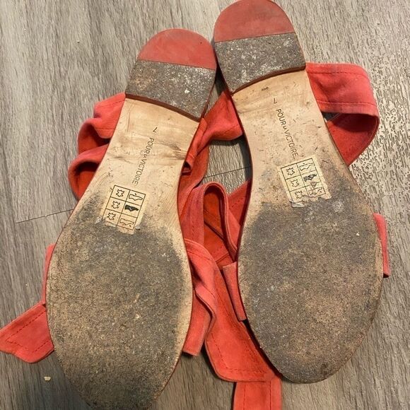 Pour La Victoire, wrap around ankle open sandals - Picture 6 of 7